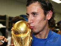 Fussball WM 2006  24  Stunden Finale  Jubel Italien Kabine