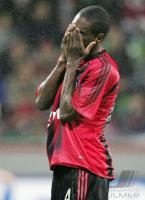 Fussball Uefa Cup: Leverkusen - Sofia, Leverkusen enttaeuscht