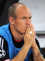Fussball CHL  Saison 2011/2012: Arjen Robben (FC Bayern Muenchen)