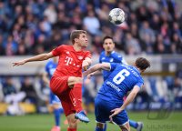 Fussball 1. Bundesliga Saison 19/20: TSG 1899 Hoffenheim - FC Bayern Muenchen