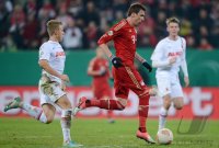 FUSSBALL DFB POKAL  Saison 2012/2013:  FC Augsburg - FC Bayern Muenchen