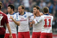 Fussball, 1. Bundesliga  Saison 2013/2014: Hannover 96 -  Hamburger SV