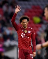 Fussball 1. Bundesliga Saison 21/22: FC Bayern Muenchen -  Hertha BSC Berlin