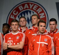 Fussball 1. Bundesliga 2013/2014: FC Bayern Muenchen Teampraesentation