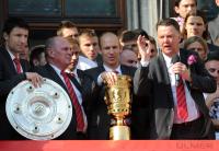 Fussball: FC Bayern feiert zum Saisonabschluss auf dem Marienplatz