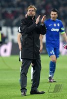 Fussball CHL 14/15 Achtelfinale: Trainer Juergen Klopp (Borussia Dortmund)