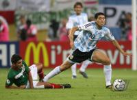 Fussball WM 2006: Achtelfinale Argentinien - Mexiko
