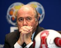 FIFA Pressekonferenz mit Praesident Blatter