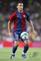 Fussball, Primera Division, Barcelona: ZAMBROTTA Einzelaktion