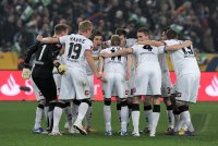 Fussball 1. Bundesliga, Saison 2011/2012:  Fankurve von Borussia Moenchengladbach