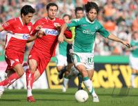 Fussball 1. Bundesliga: Bremen - Stuttgart