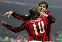 Fussball SERIE A , AC Mailand: KAKA jubelt