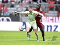 Fussball 1. Bundesliga Saison 21/22: FC Bayern Muenchen - SpVgg Greuther Fuerth