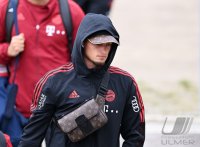 Fussball 1. Bundesliga Saison 21/22 Testspiel: Michael Cuisance (FC Bayern Muenchen) in Corona - Quarantaene