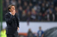 Fussball, 1. Bundesliga  Saison 2014/2015, Relegation: Hamburger SV - Karlsruher SC