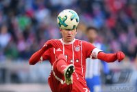 Fussball  1.Bundesliga   Saison 17/18: FC Bayern Muenchen -  Hertha BSC Berlin