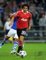 Fussball CHL  Saison 2010/2011:  Fabio da Silva (Manchester United FC)