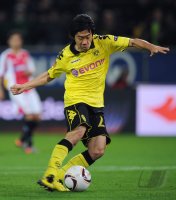 Fussball: Euroa League, Saison 2010/2011: Dortmund - Sevilla, KAGAWA am Ball