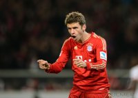 Fussball 1. Bundesliga Saison 12/13:  JUBEL Thomas Mueller (FC Bayern Muenchen)