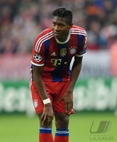 Fussball CHL  Saison 2014/2015: David Alaba (FC Bayern Muenchen) verletzt