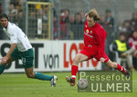 FUSSBALL 1. Bundesliga Spielszene  SC Freiburg  -  VfL Wolfsburg