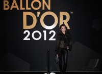 Fussball International  FIFA Ballon d Or 2012: Lothar Matthaeus (Deutschland) mit Anastasia