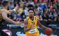 Basketball 1. Bundesliga 16/17 Hauptrunde: Walter Tigers Tuebingen - MHP Riesen Ludwigsburg