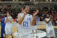 Basketball 1. Bundesliga 2011/2012:  Walter Tigers Tuebingen - Fraport Skyliners Frankfurt