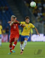 Fussball International Laenderspiel: Schweiz - Brasilien