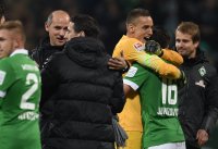 Fussball, 1. Bundesliga  Saison 2014/2015: SV Werder Bremen - VfB Stuttgart