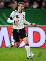 Fussball, International, Freundschaftsspiel: Deutschland, PODOLSKI am Ball