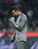 Fussball International Serie A 13/14: Torwart Samir Handanovic (Inter Mailand)