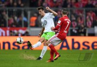 Fussball 1. Bundesliga Saison 16/17: FC Bayern Muenchen - VfL Wolfsburg
