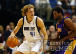 Basketball NBA  Mavericks  vs. Lakers  Dirk Nowitzki  (D)