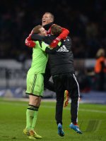 Fussball 1. Bundesliga  Saison 2013/2014:  JUBEL FC Bayern Muenchen