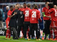 Fussball 1. Bundesliga  Saison 2013/2014:  JUBEL FC Bayern Muenchen