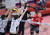 Volleyball 1. Bundesliga  Saison 15/16:  TV Rottenburg -  VSG Coburg / Grub