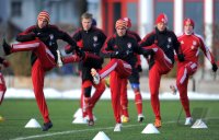Fussball 1. Bundesliga: Training beim FC Bayern Muenchen