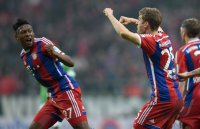 Fussball, 1. Bundesliga  Saison 2014/2015: SV Werder Bremen - FC Bayern Muenchen