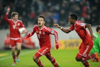 Fussball  1. Bundesliga  13/14: JUBEL Thiago Alcantara (FC Bayern Muenchen)