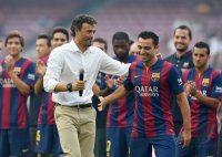 FUSSBALL International 2014/2015: Trainer Luis Enrique (Barca)