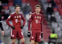 Fussball 1. Bundesliga Saison 21/22: FC Bayern Muenchen - Arminia Bielefeld