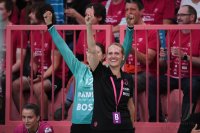 Handball Bundesliga Frauen am 13.09.2025 in Tuebingen (Paul Horn-Arena)