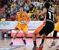 Basketball 1. Bundesliga 14/15 Hauptrunde:  Walter Tigers Tuebingen - ratiopharm Ulm