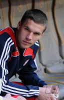 FUSSBALL 1. BUNDESLIGA:   Podolski  (FC Bayern Muenchen)