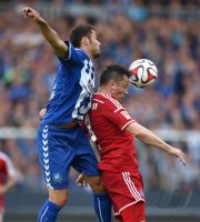 Fussball, 1. Bundesliga  Saison 2014/2015 Relegation: Karlsruher SC - Hamburger SV