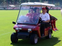 Fussball 1. Bundesliga, Saison 2012/2013:  FC Bayern Muenchen Lederhosen Termin