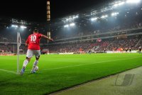 Fussball: 1. Bundesliga Saison 2010/2011: Koeln, PODOLSKI