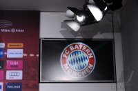 Fussball CHL&Atilde; Saison 12/13: Der Presseraum auf dem Trainingsgelaende des FCB an der Saebenerstrasse
