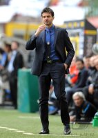 FUSSBALL SERIE A:  Trainer Andrea Stramaccioni (Inter Mailand)
